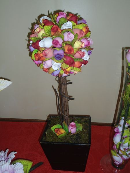 TOPEIRA DE ROSAS COLORIDAS